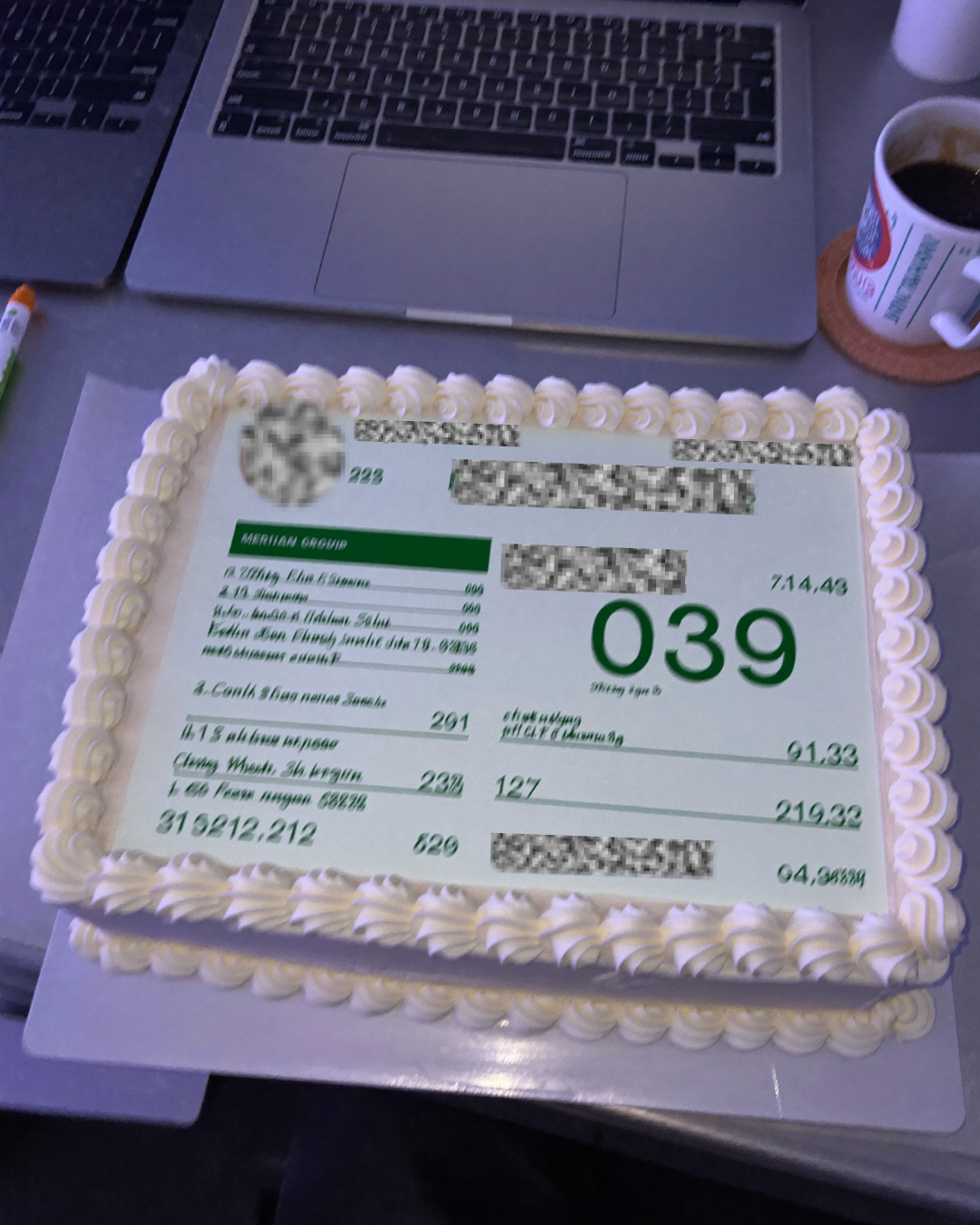 ColdCake voorbeeld 4, gepersonaliseerde boodschap