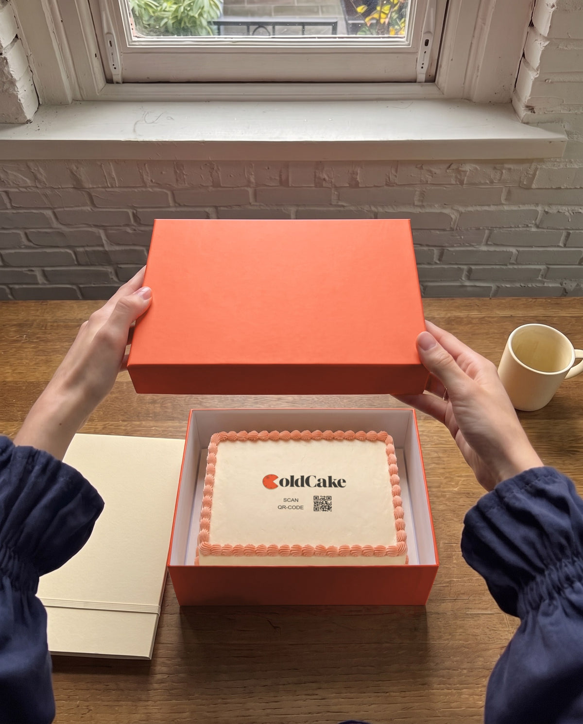 The box opens